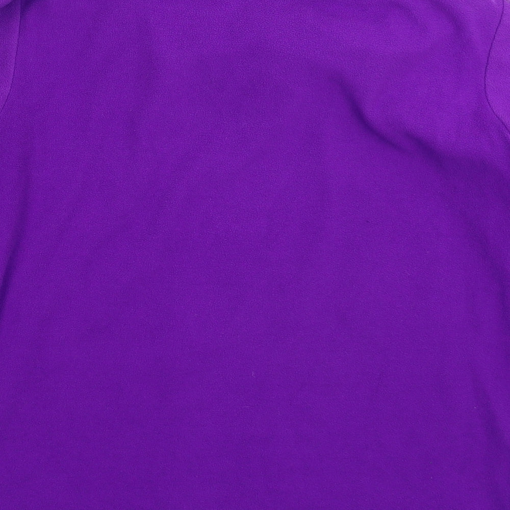 Gelert Womens Purple  Fleece Pullover Sweatshirt Size 8