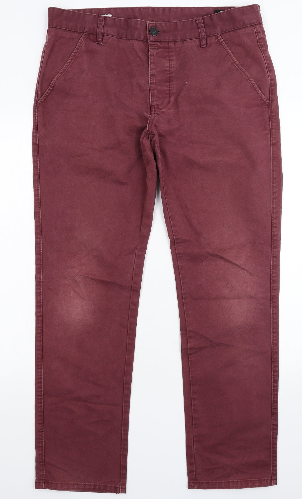 JACK & JONES Mens Brown   Straight Jeans Size 36 L32 in