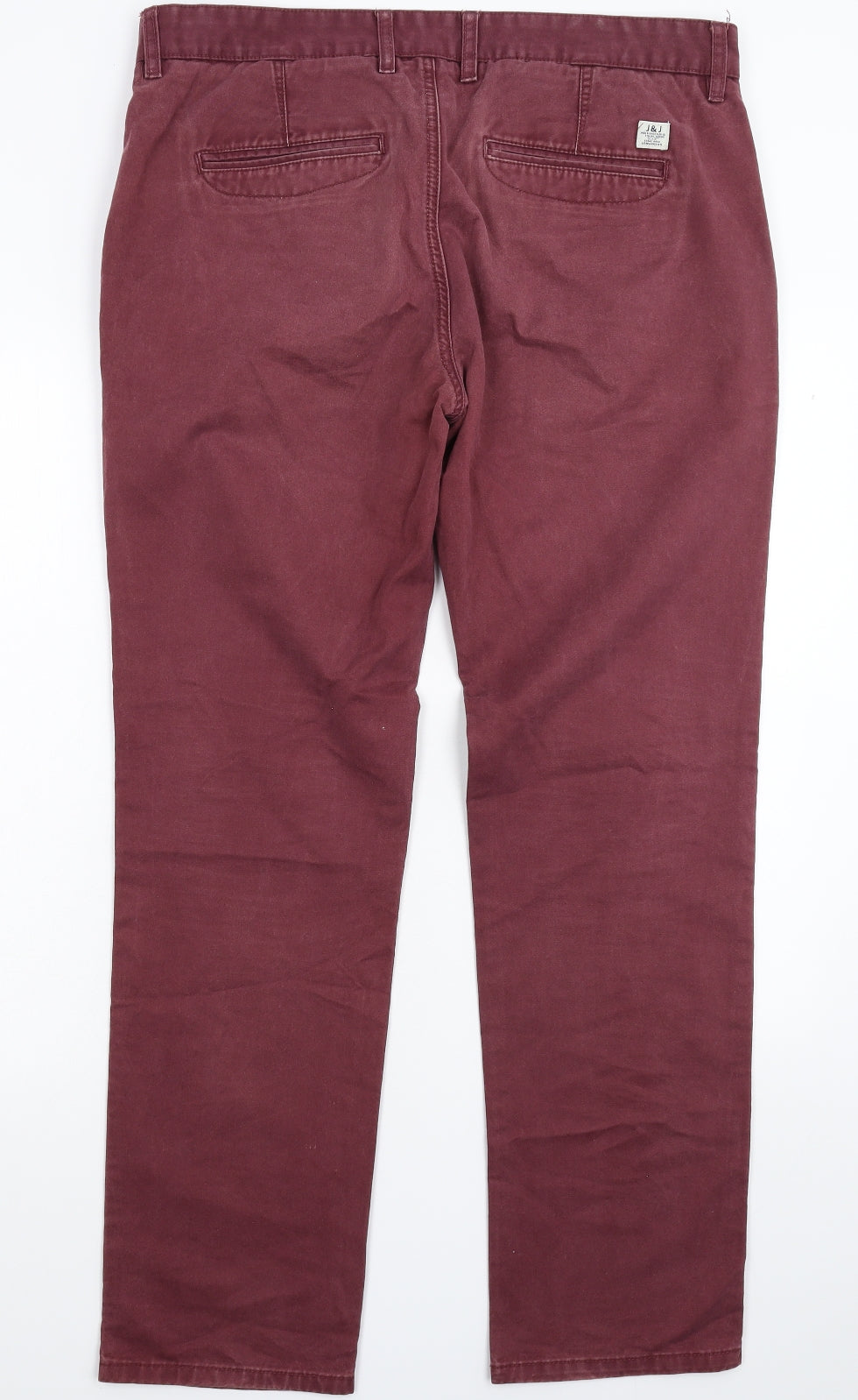 JACK & JONES Mens Brown   Straight Jeans Size 36 L32 in