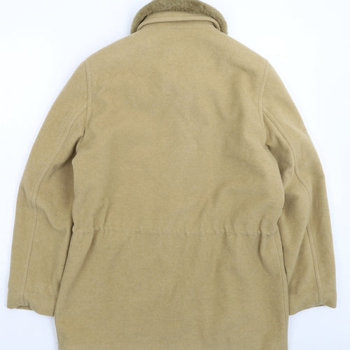 BHS Womens Beige   Pea Coat Coat Size 12