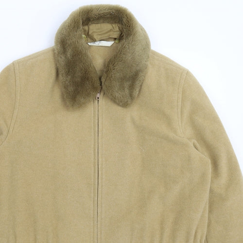 BHS Womens Beige   Pea Coat Coat Size 12