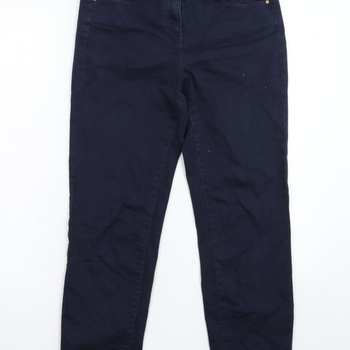 NEXT Womens Blue  Denim Cropped Jeans Size 8 L25 in