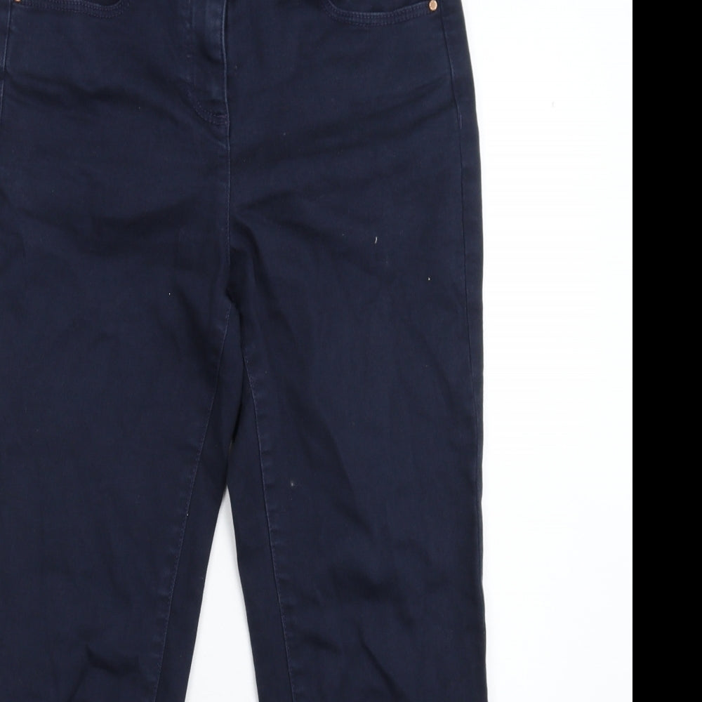 NEXT Womens Blue  Denim Cropped Jeans Size 8 L25 in