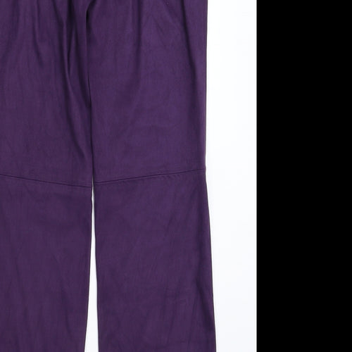 NL Collection Womens Purple   Trousers  Size 12 L29 in