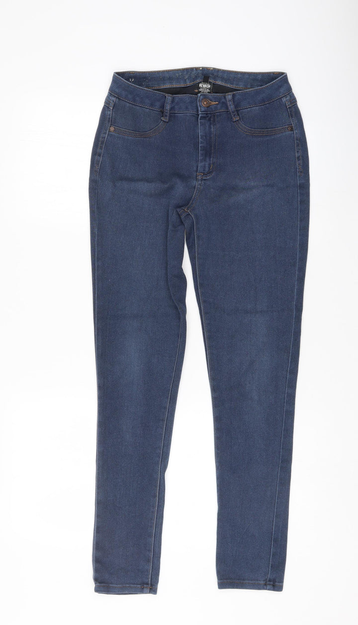 Rewash Womens Blue Skinny Jeans Size 27 L28 in