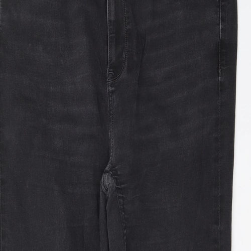 Preworn Womens Black   Straight Jeans Size 18 L27.5 in