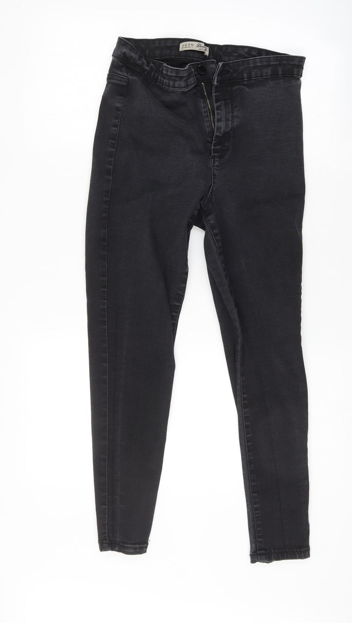Denim & Co. Womens Black Skinny Jeans Size 14 L26 in