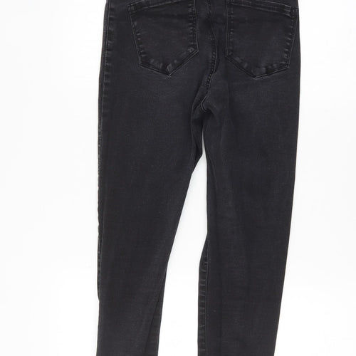 Denim & Co. Womens Black   Skinny Jeans Size 14 L26 in