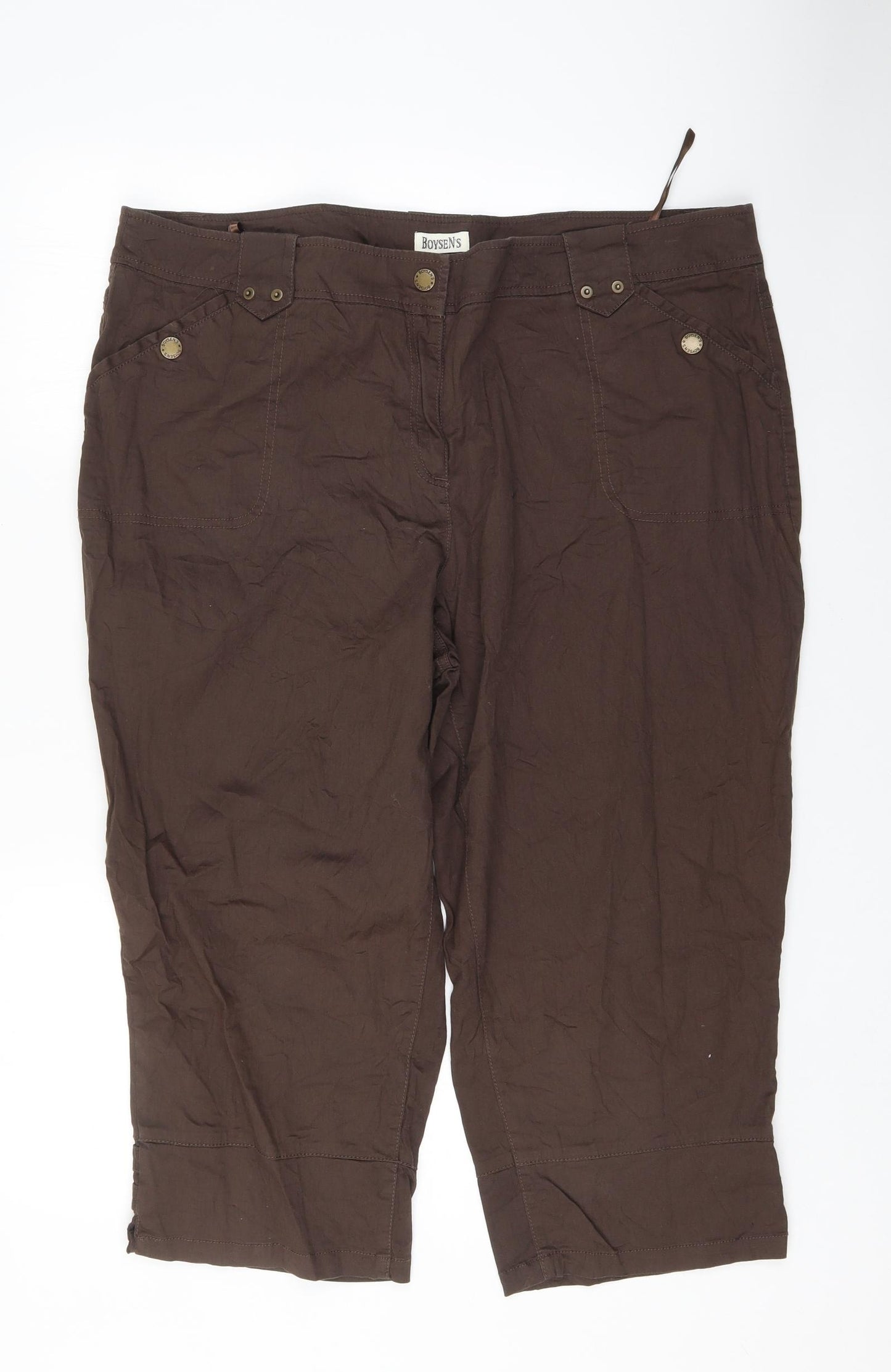 boysens Womens Brown   Trousers  Size 23 in L22.5 in