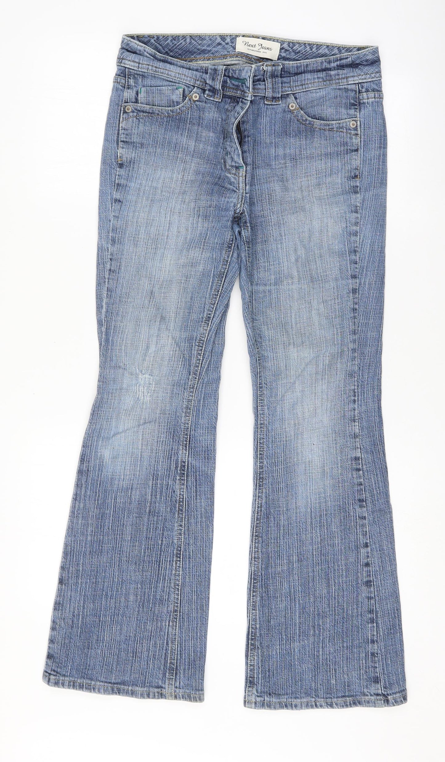 NEXT Womens Blue   Bootcut Jeans Size 10 L28 in