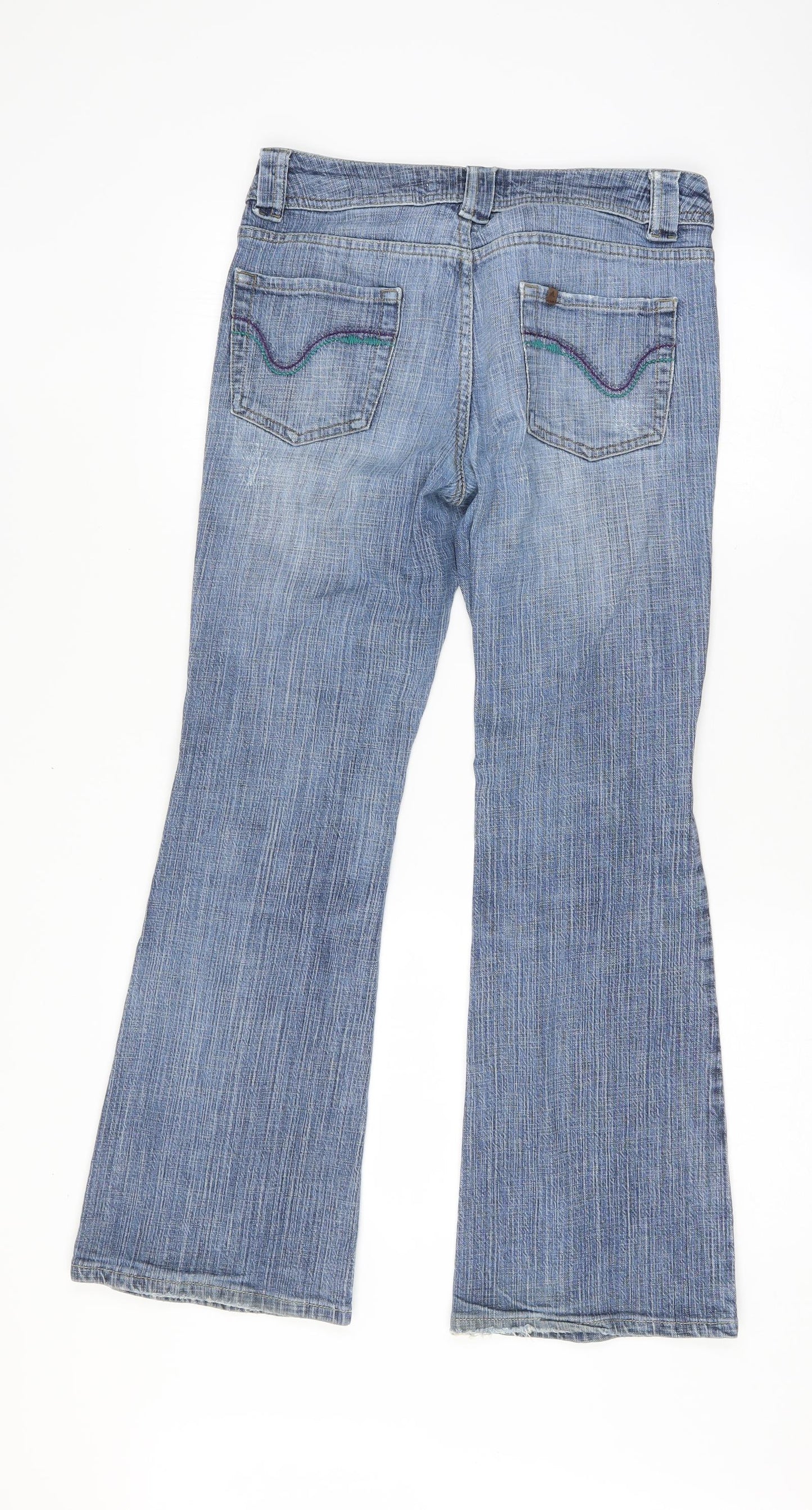 NEXT Womens Blue   Bootcut Jeans Size 10 L28 in