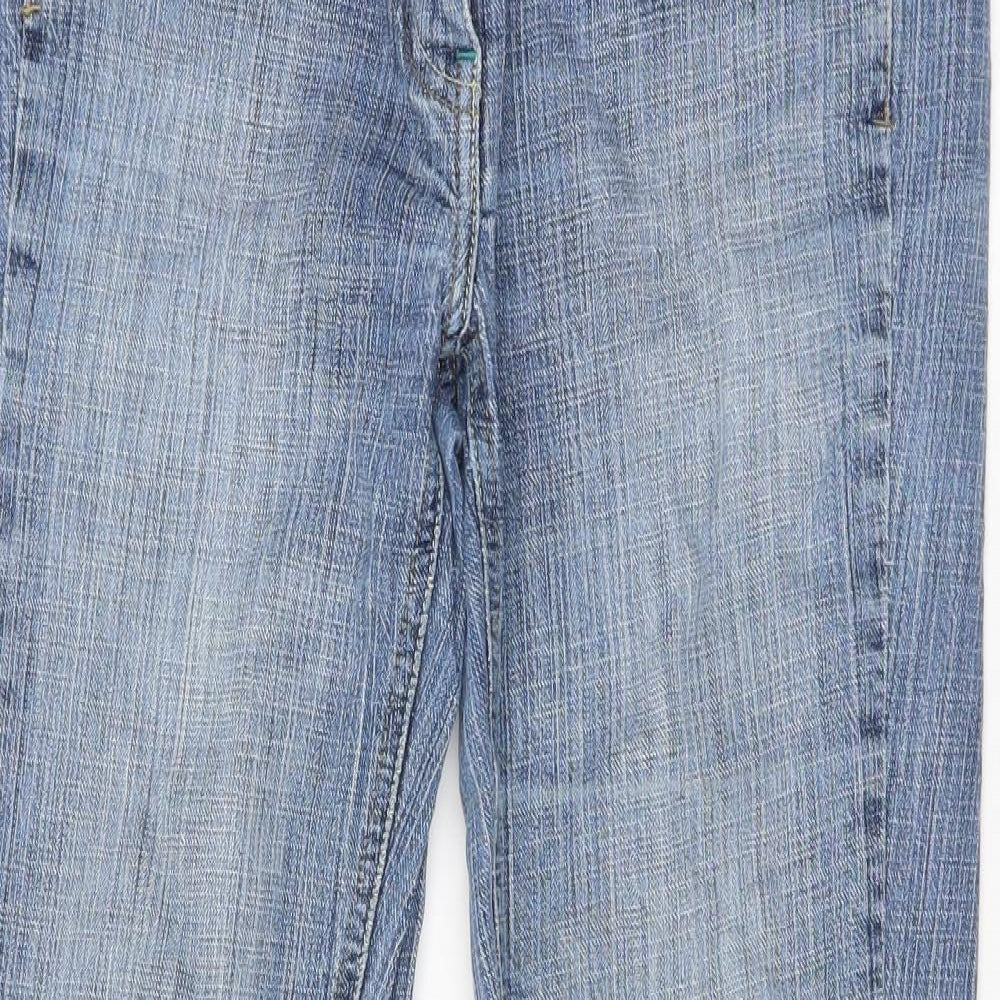 NEXT Womens Blue   Bootcut Jeans Size 10 L28 in
