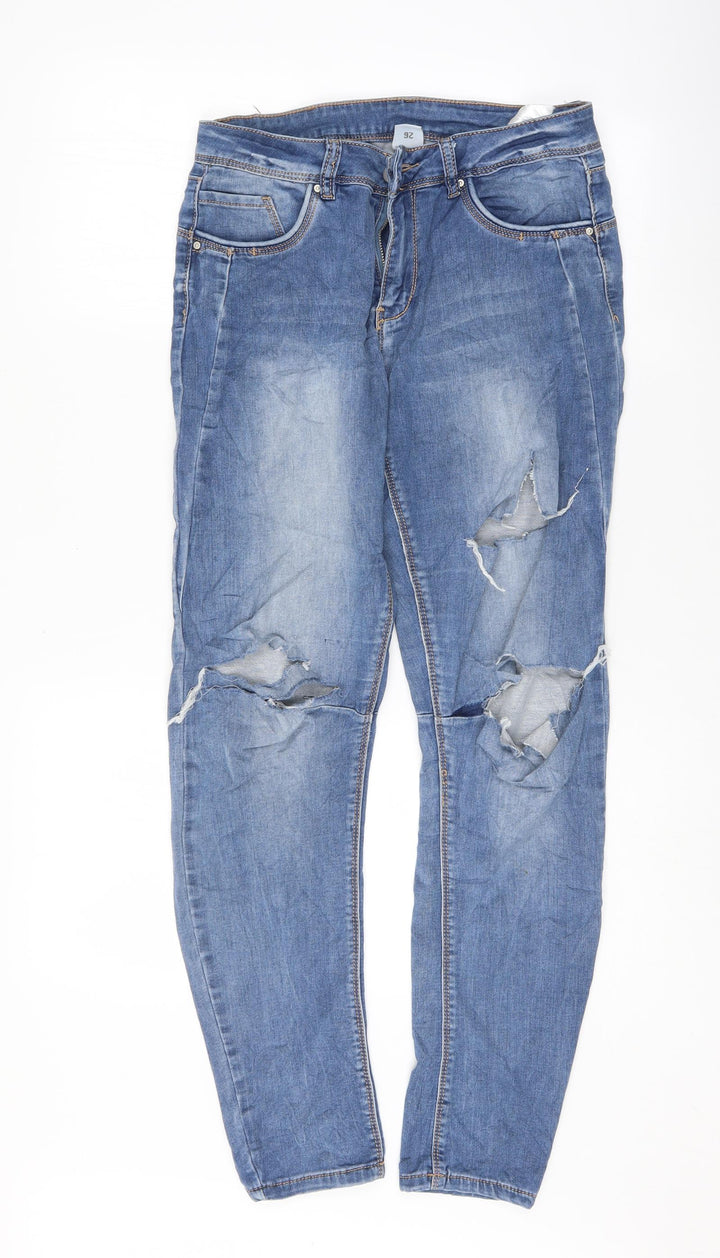 Preworn Womens Blue Skinny Jeans Size 26 L29 in