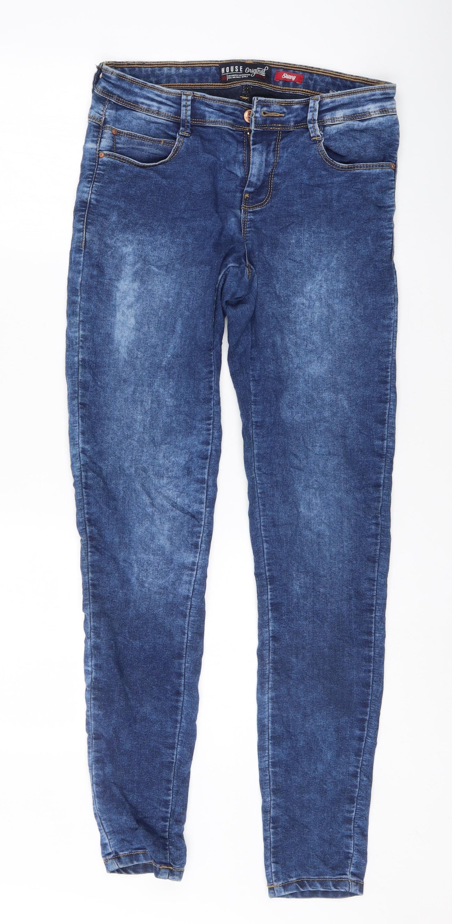 House Womens Blue   Skinny Jeans Size 30 L31 in