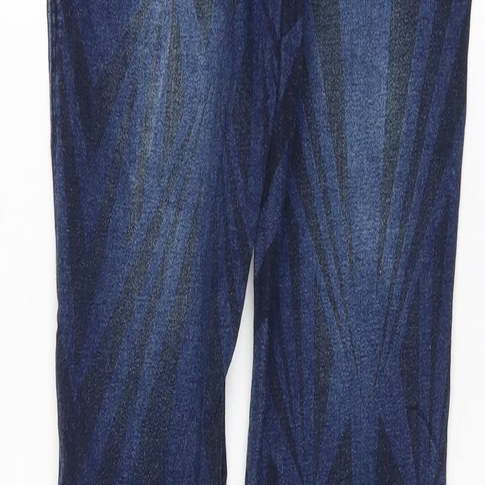 Dr. Denim Womens Blue Geometric  Skinny Jeans Size 28 L32.5 in