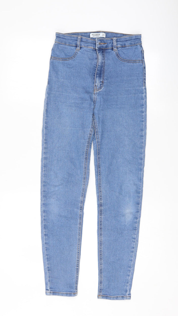 Pull&Bear Womens Blue Mom Jeans Size 26 L27 in