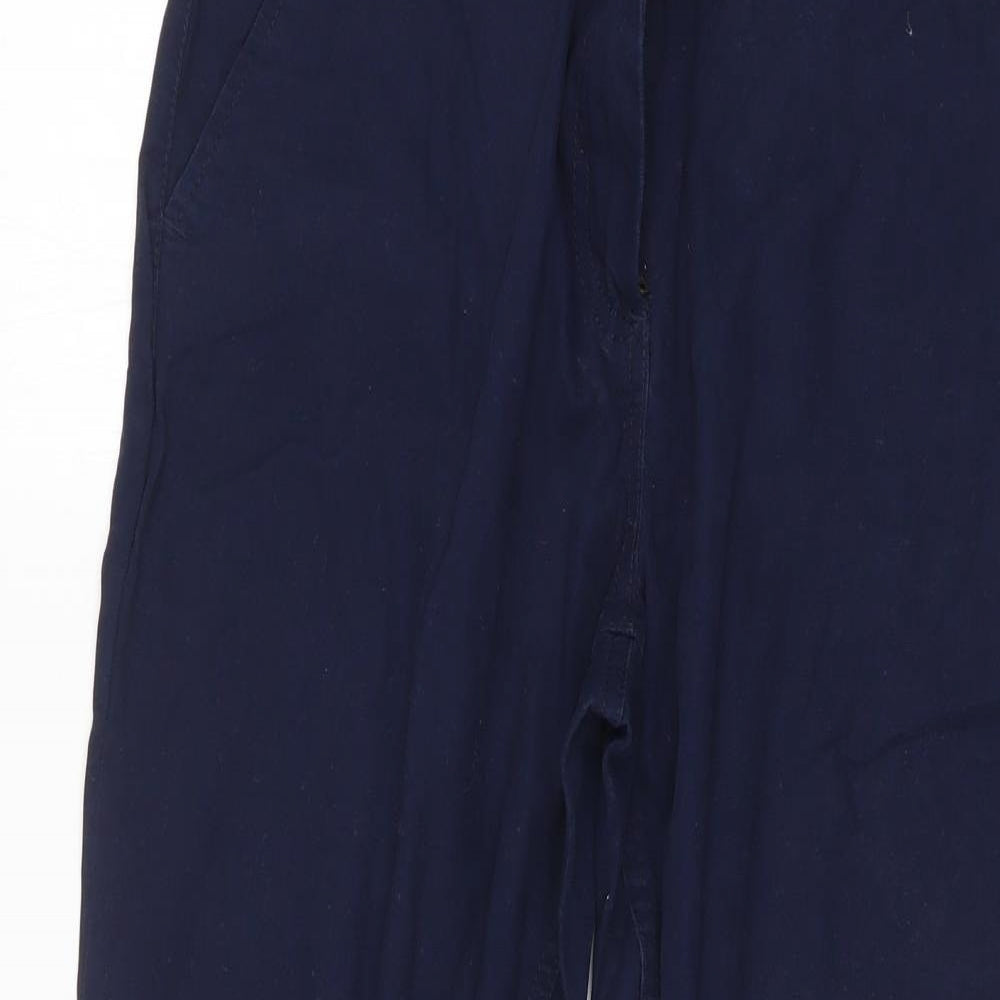 NEXT Womens Blue   Chino Trousers Size 12 L26 in