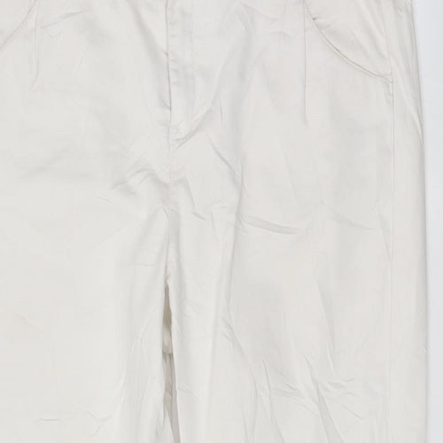 Yessica Womens White   Trousers  Size 37 in L27.5 in