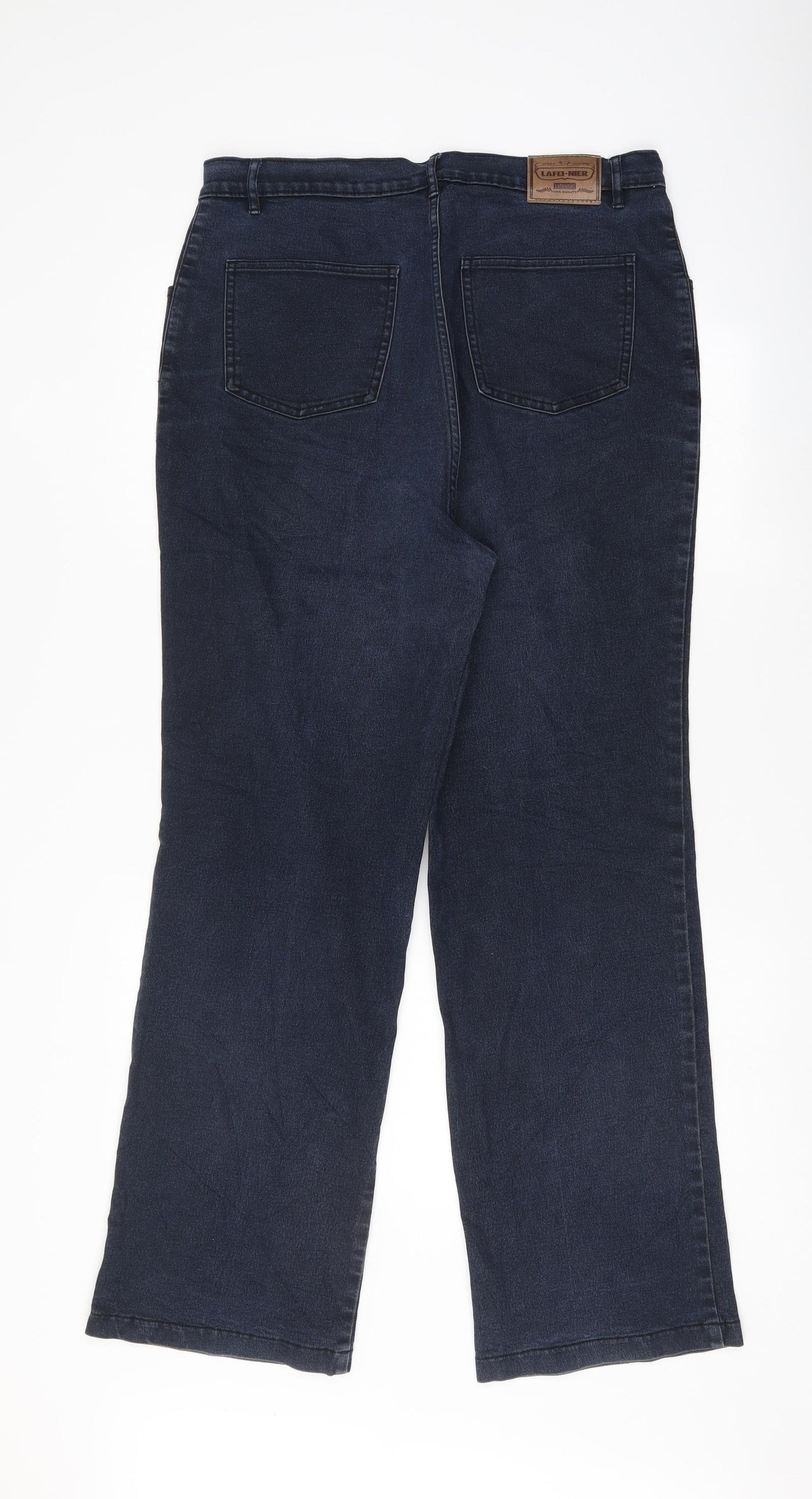 Lafei Neir Womens Black   Wide-Leg Jeans Size 32 L30 in