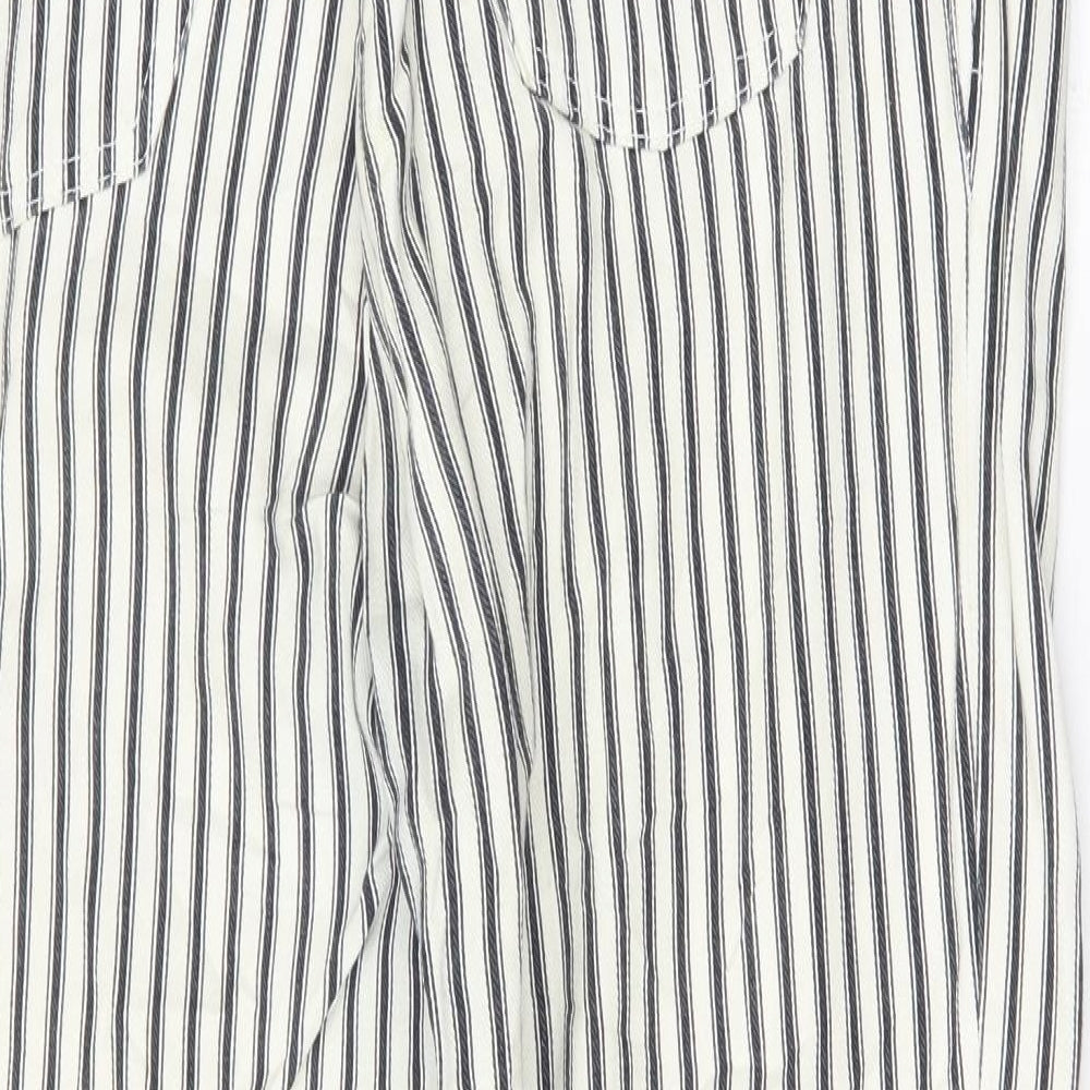 Hamells Womens Multicoloured Striped  Straight Jeans Size 37 in L28 in