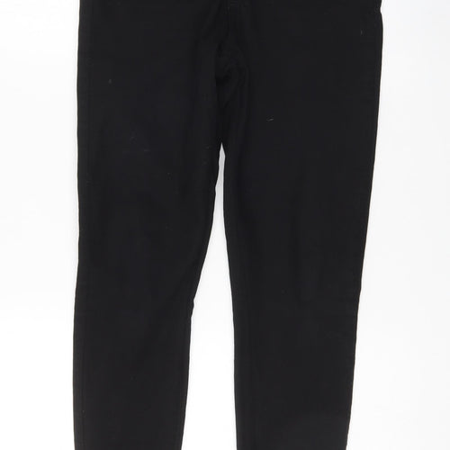 Denim & Co. Womens Black   Skinny Jeans Size 10 L29.5 in