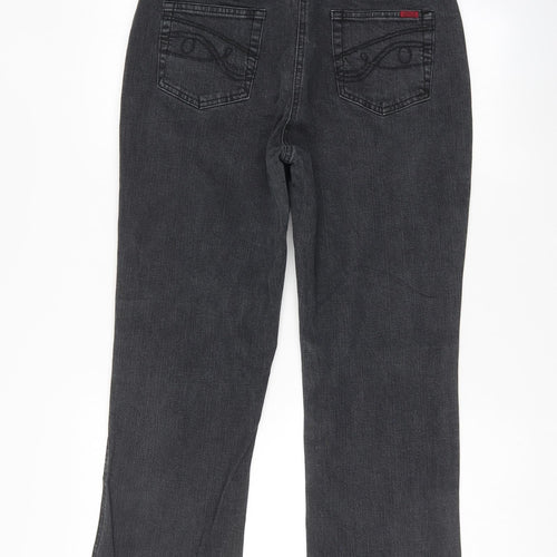 Preworn Womens Black   Straight Jeans Size 32 L26.5 in