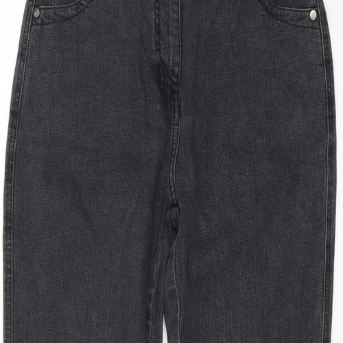 Preworn Womens Black   Straight Jeans Size 32 L26.5 in