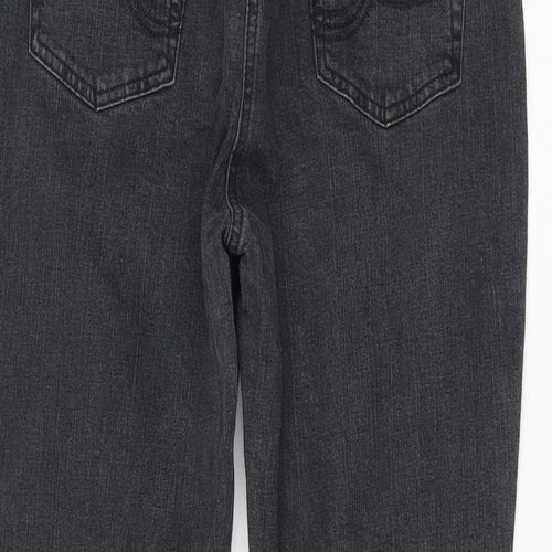 Preworn Womens Black   Straight Jeans Size 32 L26.5 in