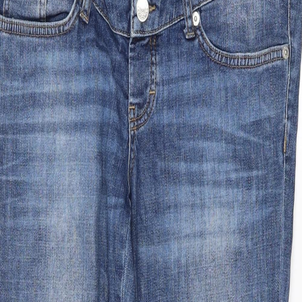H&M Womens Blue   Bootcut Jeans Size 14 L33 in