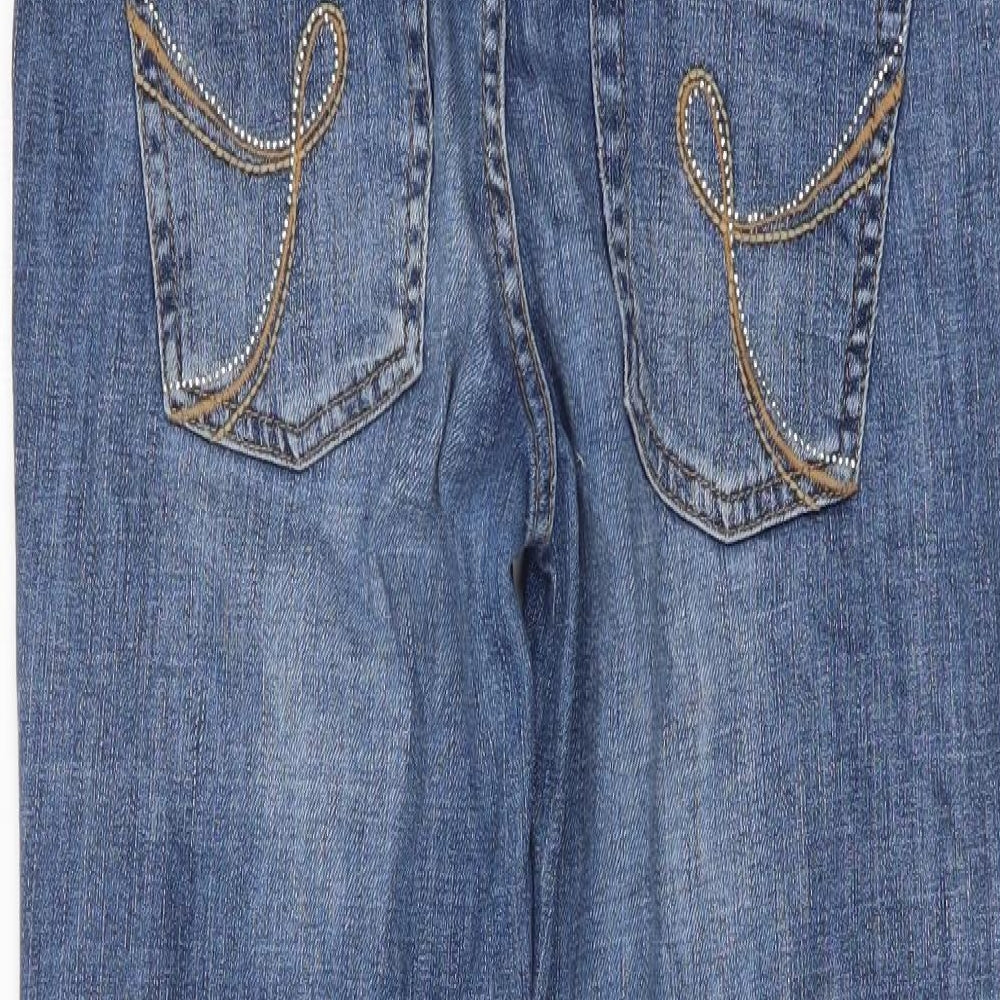H&M Womens Blue   Bootcut Jeans Size 14 L33 in