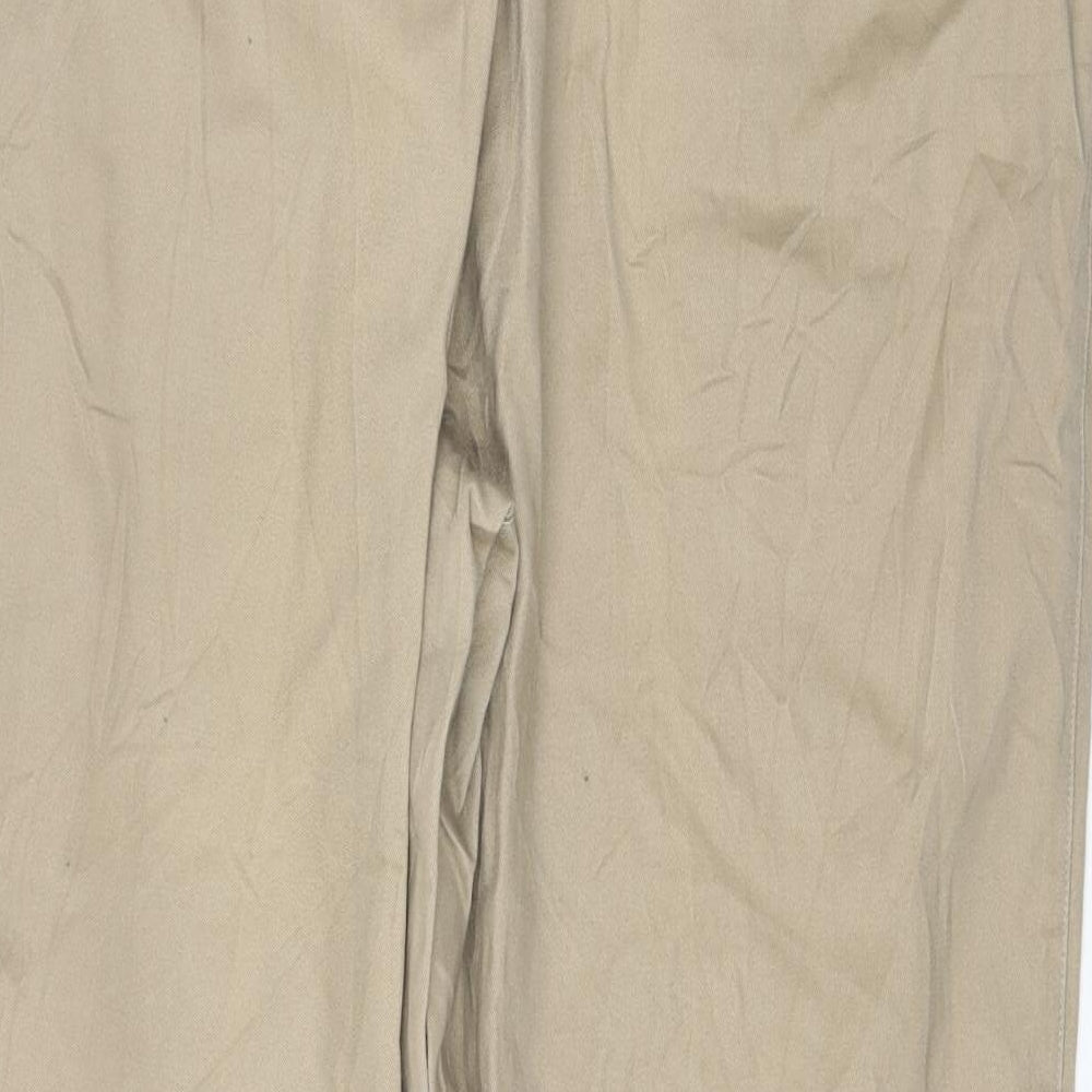 JOHN F. GEE Womens Beige   Trousers  Size 36 L26 in