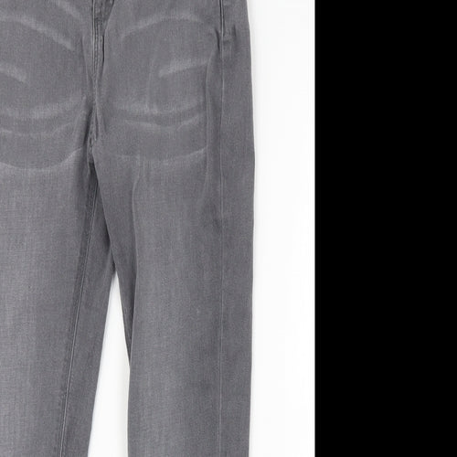 Denim & Co. Girls Grey   Skinny Jeans Size 11-12 Years