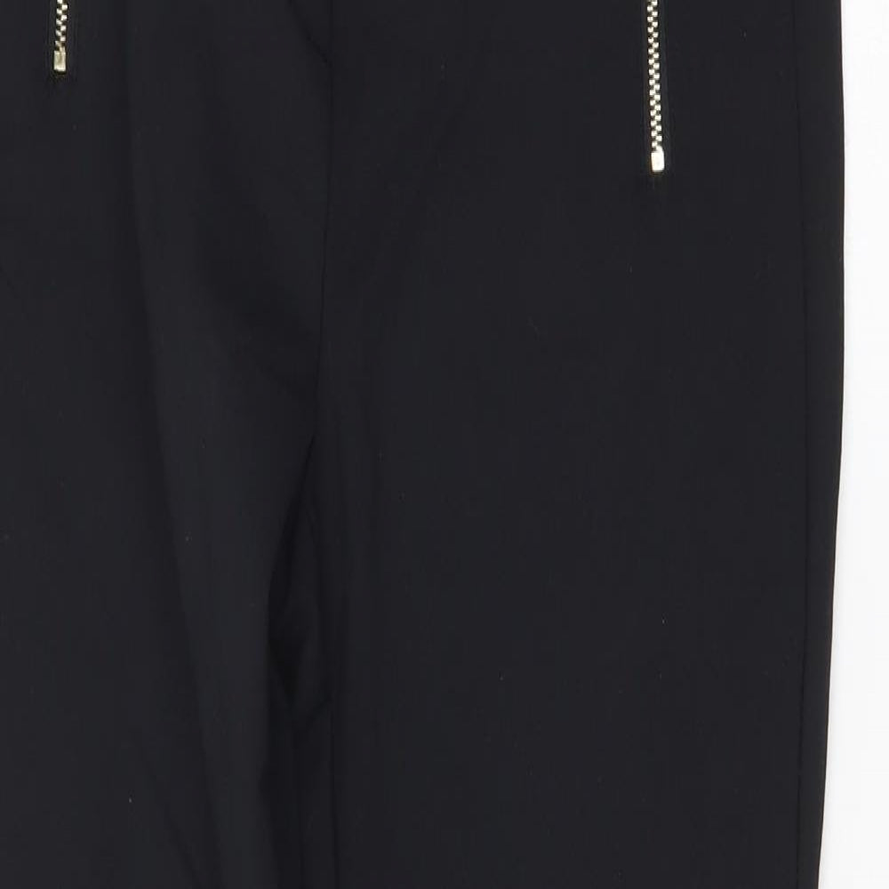 NEXT Womens Black   Trousers  Size 10 L27.5 in