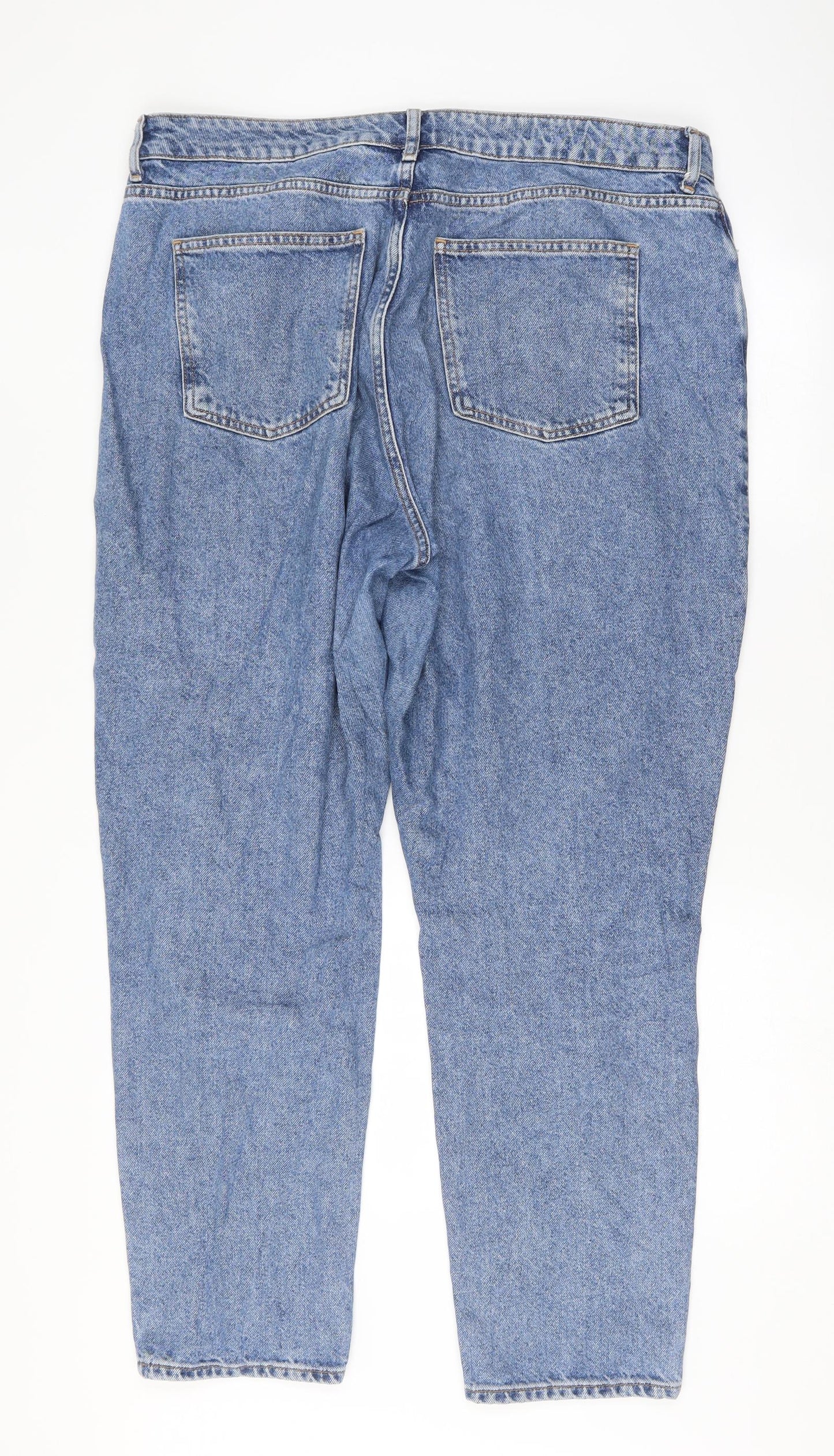 Primark Womens Blue   Straight Jeans Size 18 L29.5 in