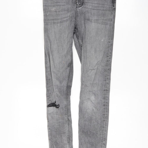 Zara Womens Grey   Skinny Jeans Size 27 L27.5 in