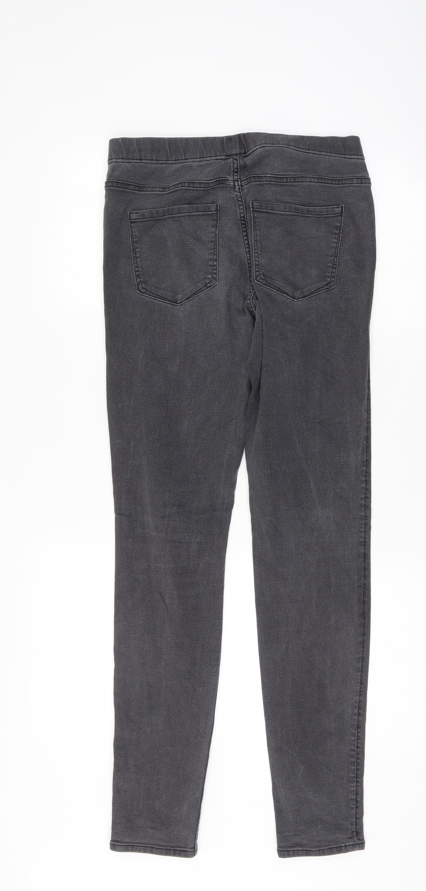 H&M Womens Grey   Jegging Jeans Size 12 L31 in