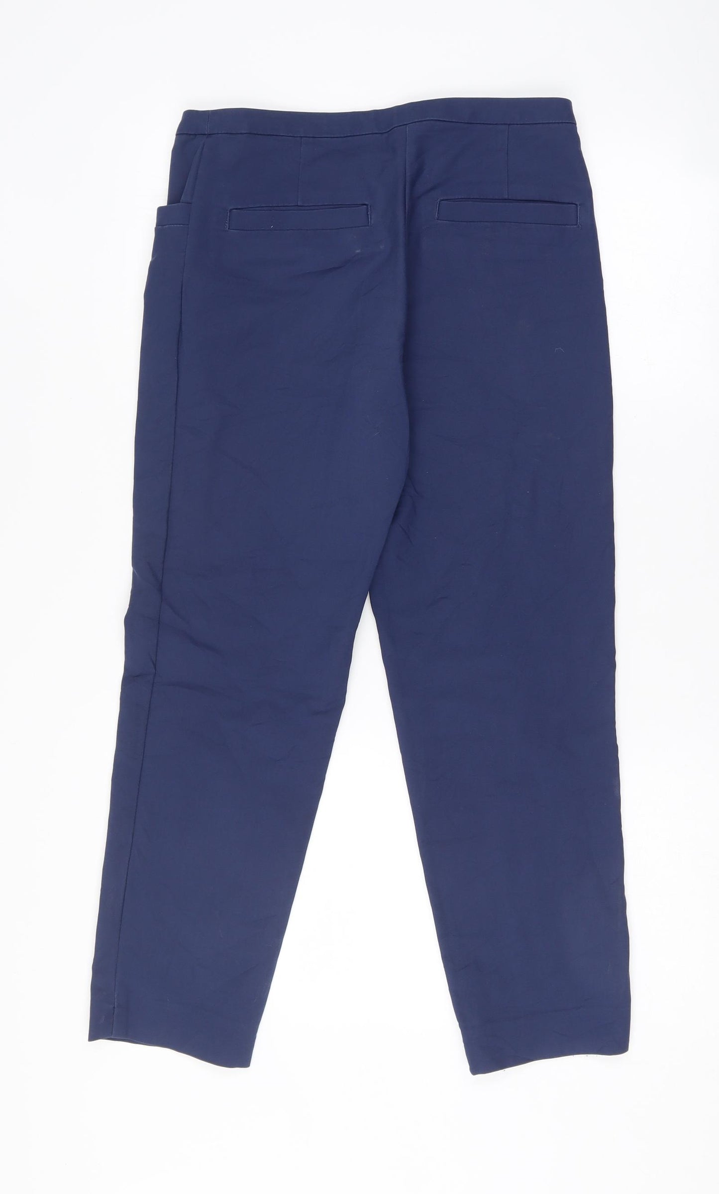 H&M Womens Blue   Trousers  Size 8 L26 in