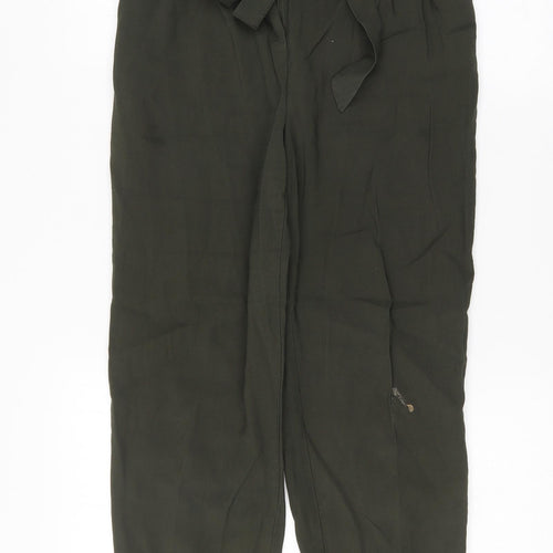 H&M Womens Green   Trousers  Size 8 L25.5 in