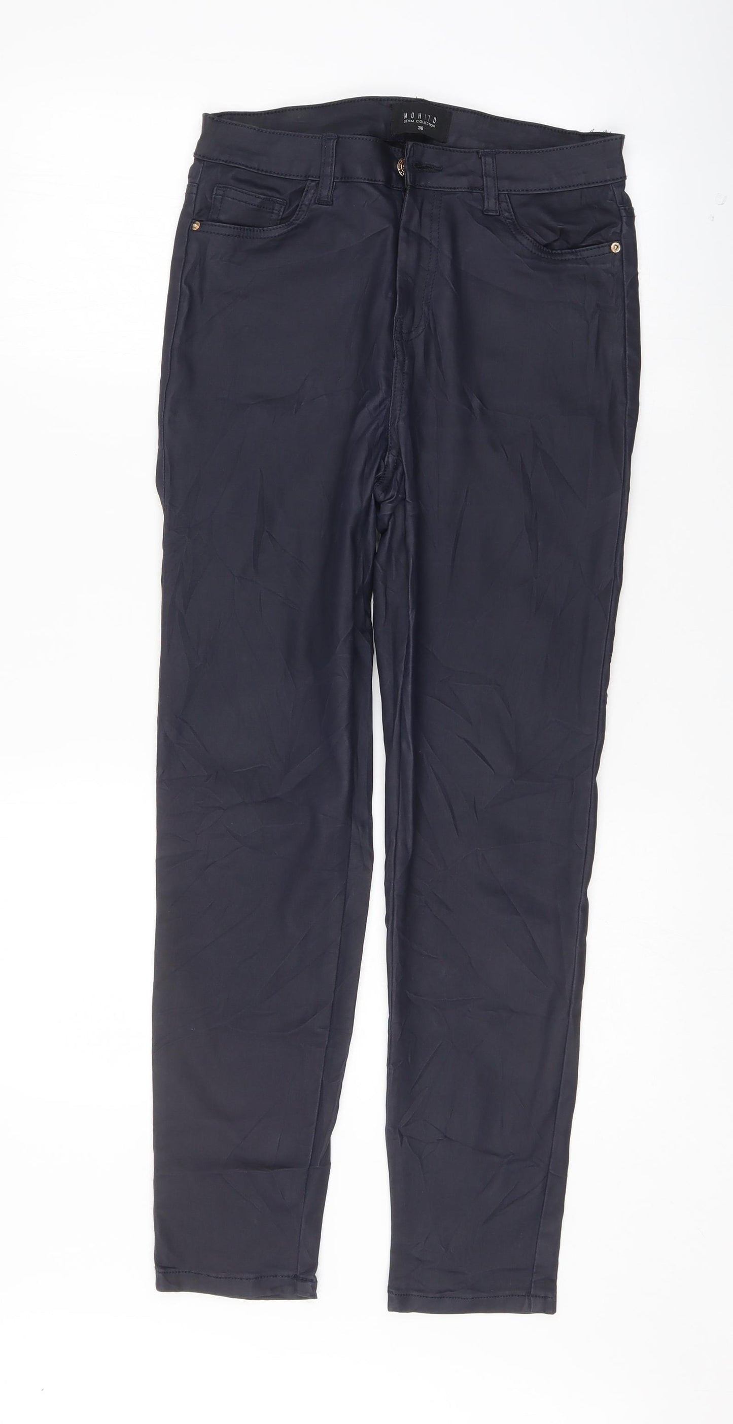 mohito Womens Blue   Skinny Jeans Size 8 L27.5 in