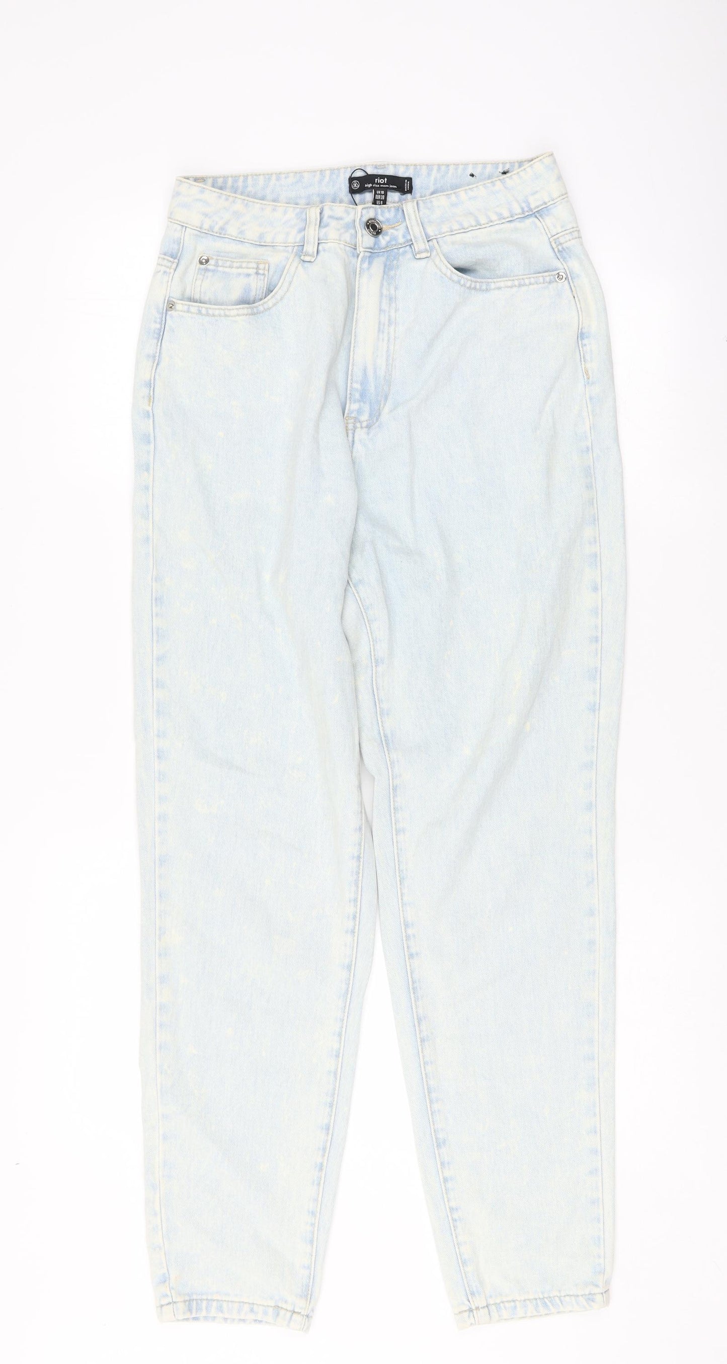 Missguided Womens Blue   Mom Jeans Size 10 L30 in