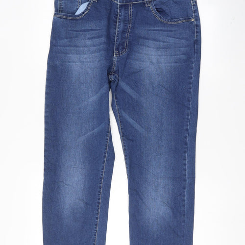 Preworn Womens Blue   Straight Jeans Size 32 L27.5 in