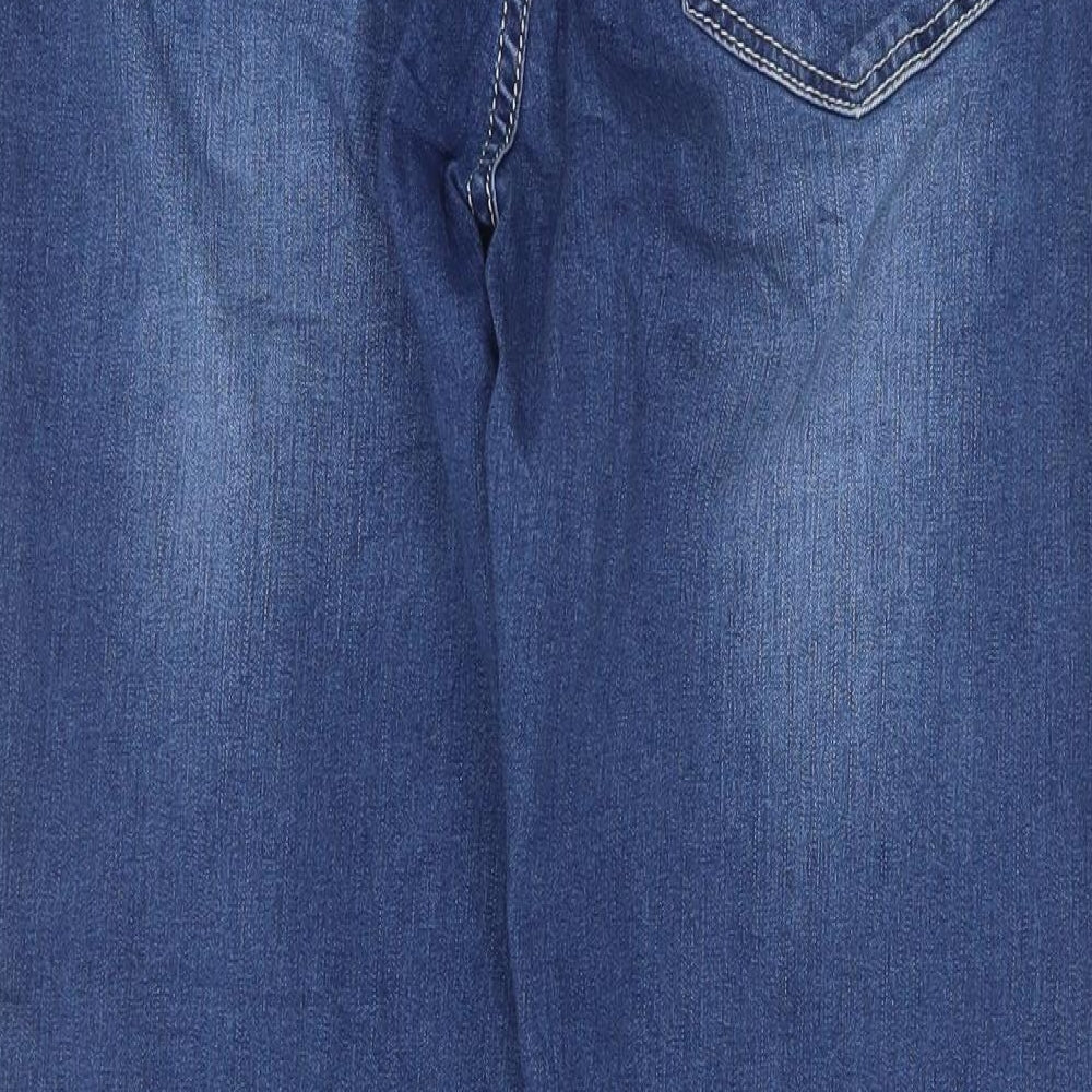 Preworn Womens Blue   Straight Jeans Size 32 L27.5 in