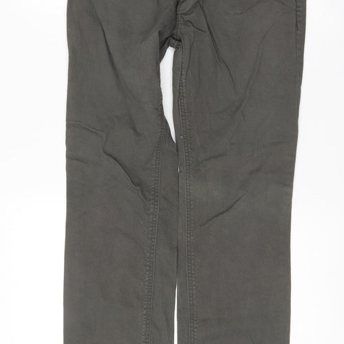 NEXT Womens Green   Straight Jeans Size 12 L29 in