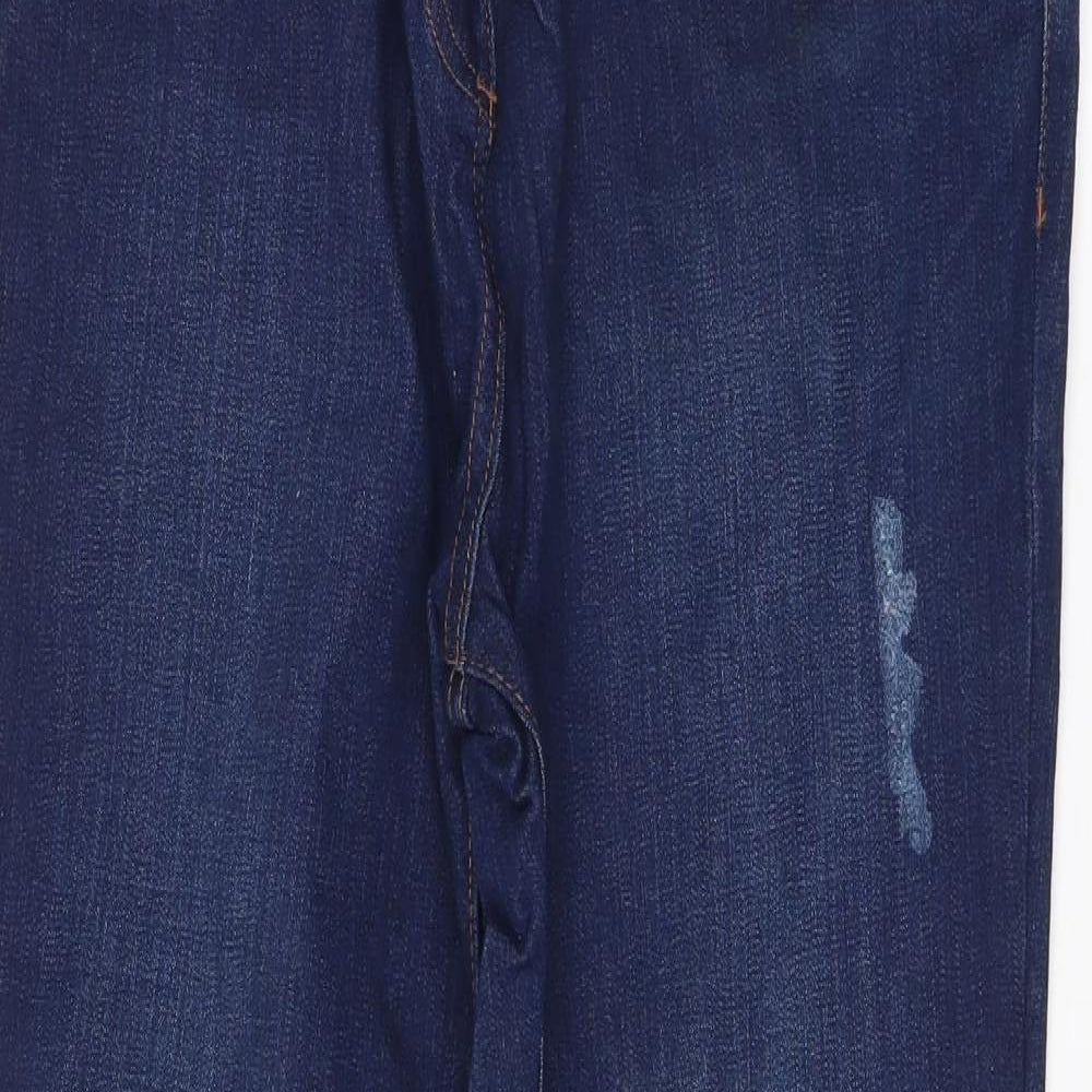 NEXT Womens Blue   Skinny Jeans Size 14 L27 in