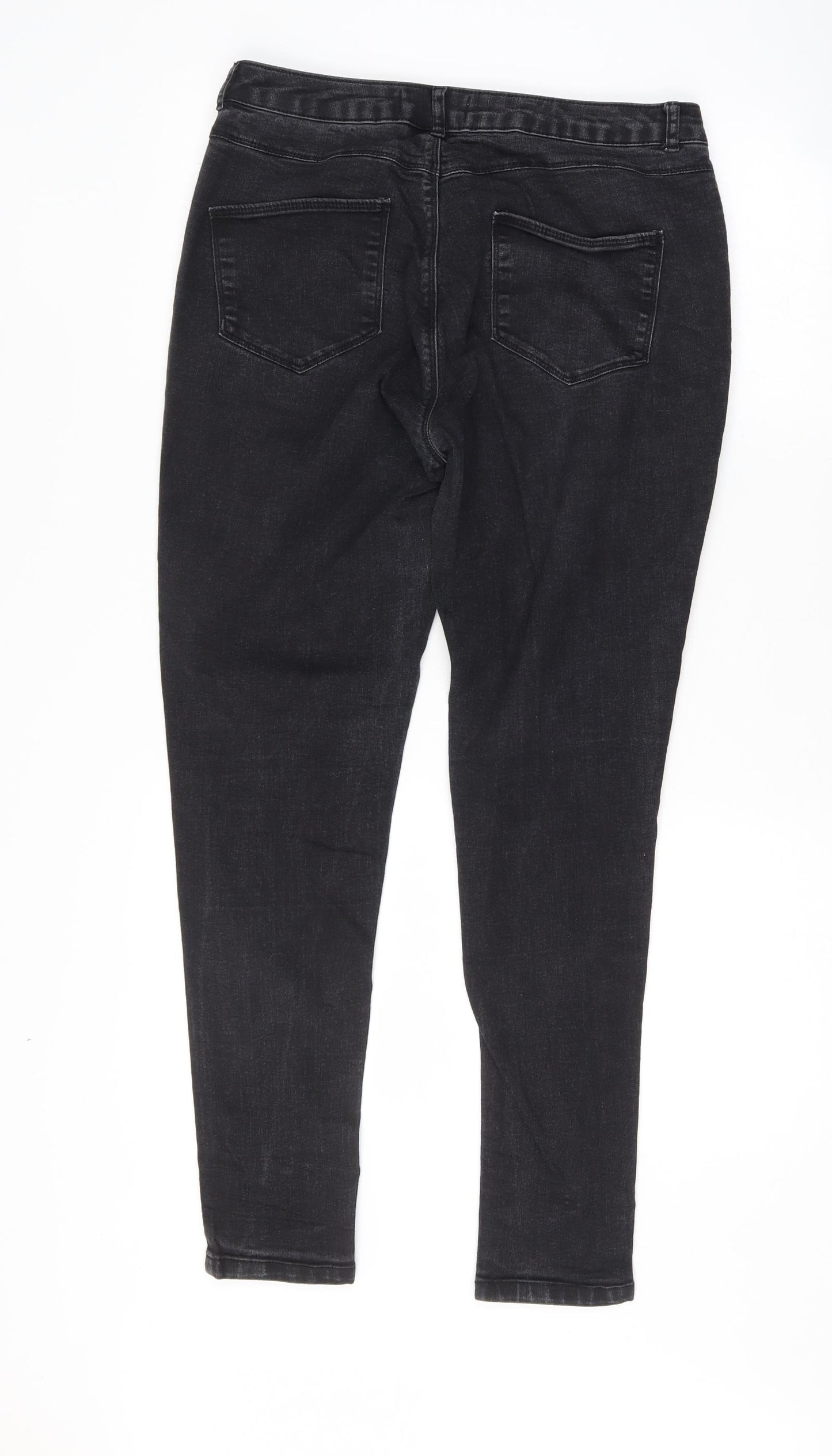 Dorothy Perkins Womens Black   Skinny Jeans Size 14 L29 in