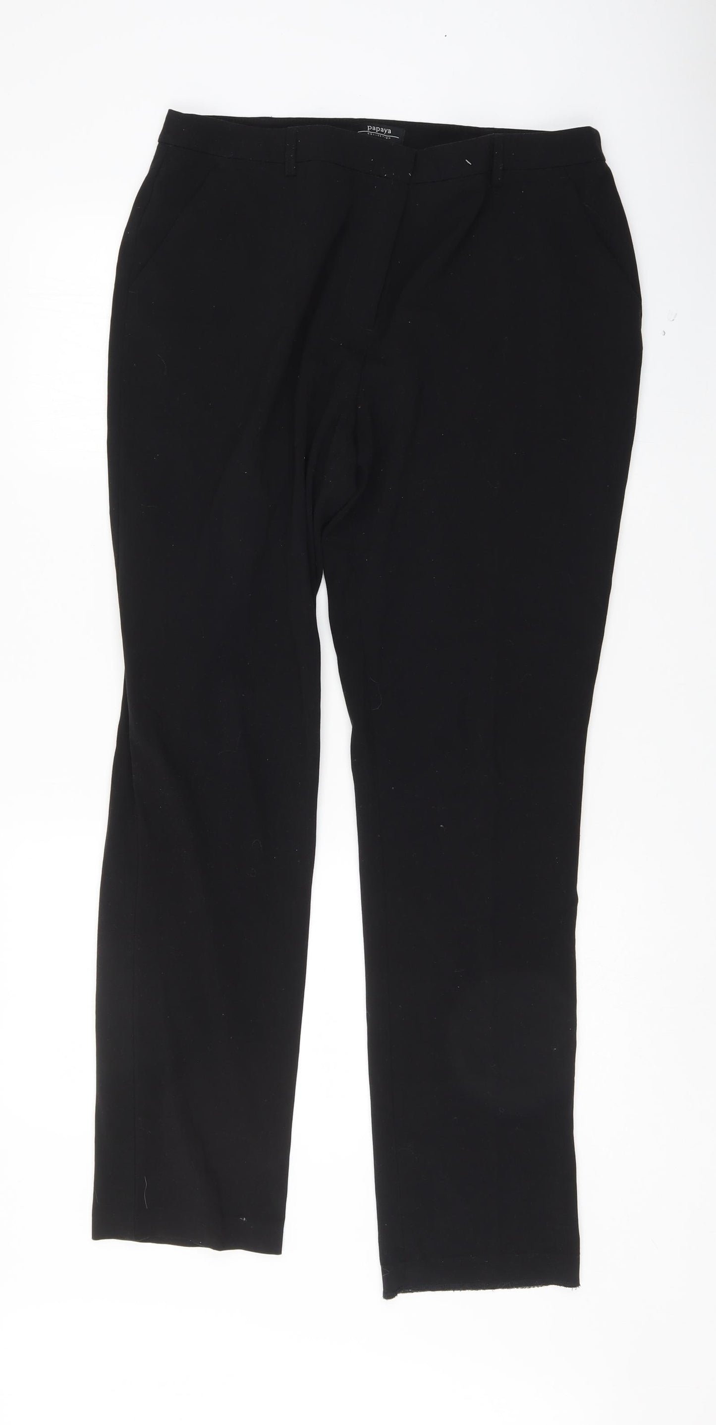 Matalan Womens Black   Trousers  Size 14 L32.5 in