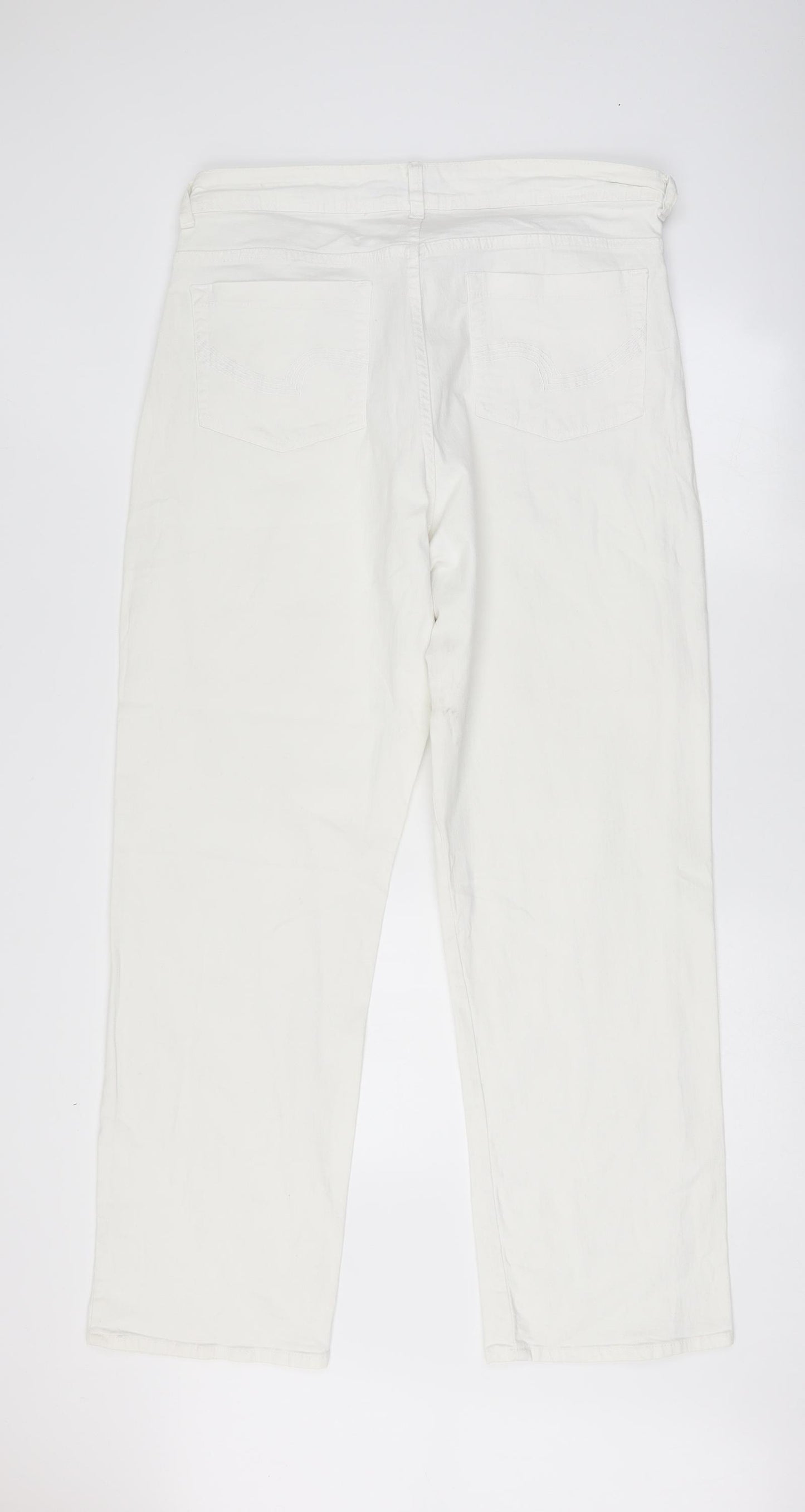 Fitt Jeans Womens Silver   Straight Jeans Size 20 L32 in