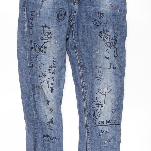 Preworn Womens Blue   Skinny Jeans Size 30 L27 in