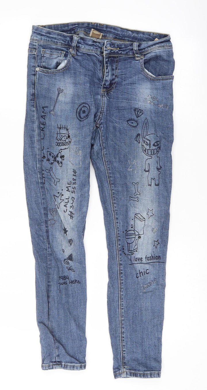 Preworn Womens Blue   Skinny Jeans Size 30 L27 in