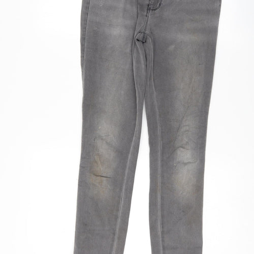 Only Womens Grey   Skinny Jeans Size 28 L33.5 in